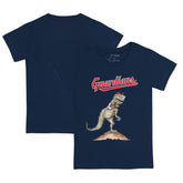 Cleveland Guardians Tiny Turnip Youth TT Rex T-Shirt - Navy T-shirts