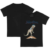 Miami Marlins Tiny Turnip Youth TT Rex T-Shirt - Black T-shirts