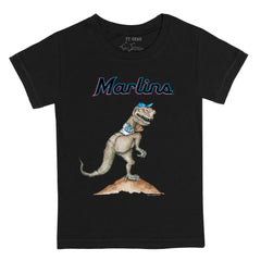 Miami Marlins Tiny Turnip Youth TT Rex T-Shirt - Black T-shirts