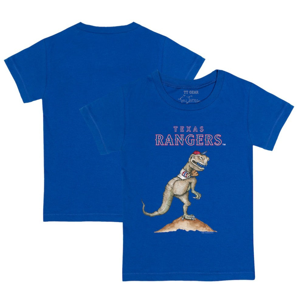Texas Rangers Tiny Turnip Youth TT Rex T-Shirt - Royal T-shirts