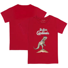St. Louis Cardinals Tiny Turnip Youth TT Rex T-Shirt - Red T-shirts
