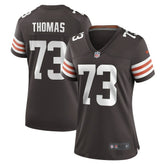 Joe Thomas Cleveland Browns Women's Retired Game Player Jersey - Brown Jerseys