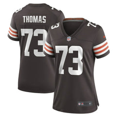 Joe Thomas Cleveland Browns Women's Retired Game Player Jersey - Brown Jerseys