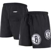 Brooklyn Nets Pro Standard Classics Woven Shorts Black outlet