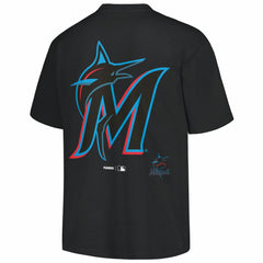 Miami Marlins PLEASURES Ballpark T-Shirt - Black T-shirts