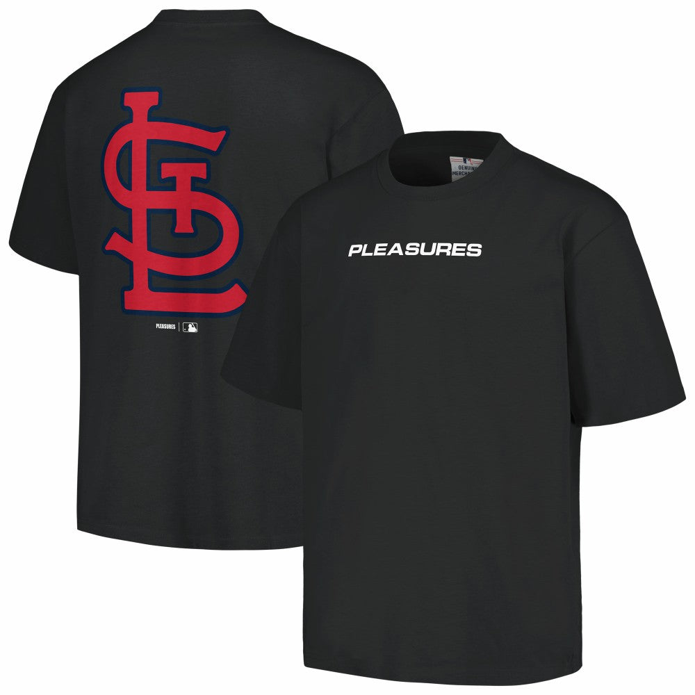 St. Louis Cardinals PLEASURES Ballpark T-Shirt - Black T-shirts