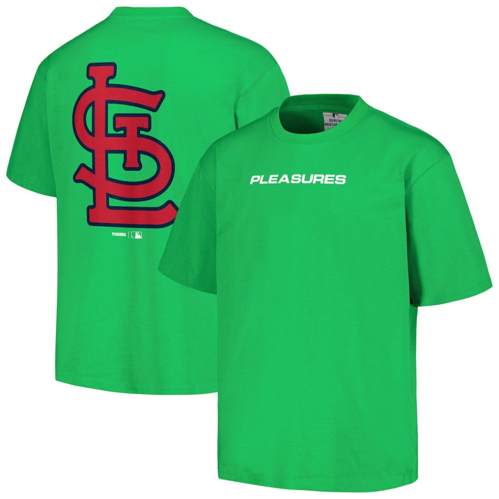 St. Louis Cardinals PLEASURES Ballpark T-Shirt - Green T-shirts