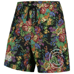 Chicago Cubs PLEASURES Floral Shorts - Black Shorts