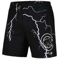 Chicago Cubs PLEASURES Lightning Shorts - Black Shorts