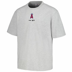 Los Angeles Angels PLEASURES Mascot T-Shirt - Gray T-shirts