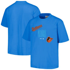 Baltimore Orioles PLEASURES Repurpose T-Shirt - Blue T-shirts