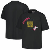 Cincinnati Reds PLEASURES Repurpose T-Shirt - Black T-shirts