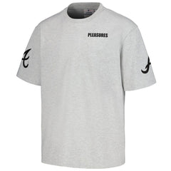 Atlanta Braves PLEASURES Team T-Shirt - Gray T-shirts