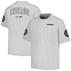 Chicago Cubs PLEASURES Team T-Shirt - Gray T-shirts