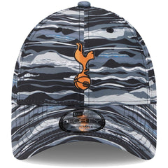 Tottenham Hotspur New Era Wave All Over Print 9FORTY Adjustable Hat Black - New Era sale