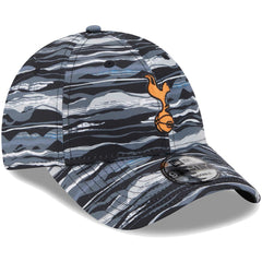 Tottenham Hotspur New Era Wave All Over Print 9FORTY Adjustable Hat Black - New Era sale