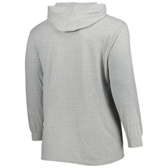 Philadelphia 76ers Big & Tall Pullover Hoodie Heather Gray - Fanatics