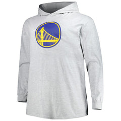 Golden State Warriors Big & Tall Pullover Hoodie Heather Gray - Fanatics