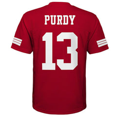 Brock Purdy San Francisco 49ers Youth Replica Player Jersey - Scarlet Jerseys