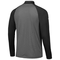 Chicago White Sox Levelwear Charter Striped Raglan Quarter-Zip Top - Black Tops