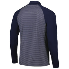 Houston Astros Levelwear Charter Striped Raglan Quarter-Zip Top - Navy Tops