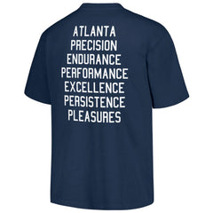 Atlanta Braves PLEASURES Precision T-Shirt - Navy T-shirts