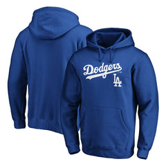 Los Angeles Dodgers Team Lock Up Logo Pullover Hoodie - Royal Hoodies