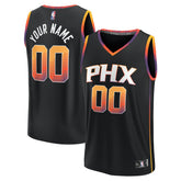 Phoenix Suns Youth Fast Break Replica Custom Jersey Statement Edition Black - Fanatics outlet