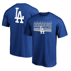 Los Angeles Dodgers End Game Team Wordmark T-Shirt - Royal T-shirts