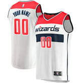 Washington Wizards Fast Break Custom Replica Jersey Association Edition White - Fanatics