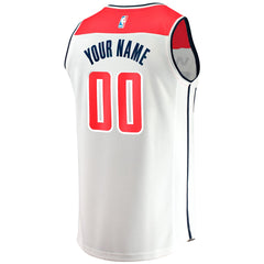 Washington Wizards Fast Break Custom Replica Jersey Association Edition White - Fanatics