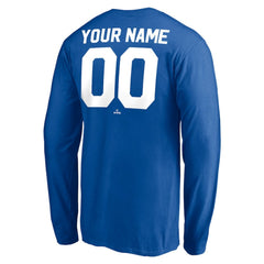 Los Angeles Dodgers Personalized Cooperstown Collection Winning Streak Long Sleeve T-Shirt - Royal T-shirts