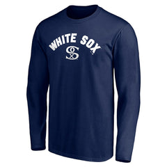 Chicago White Sox Personalized Cooperstown Collection Alternate Winning Streak Long Sleeve T-Shirt - Navy T-shirts