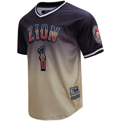 Zion Williamson New Orleans Pelicans Post Ombre Name & Number T-Shirt Black/Gold outlet
