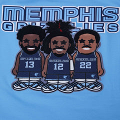 Jaren Jackson Jr., Ja Morant, Desmond Bane Memphis Grizzlies Pro Standard Multi Lineup T-Shirt Light Blue outlet