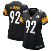 James Harrison Pittsburgh Steelers Women's Retired Game Jersey - Black Jerseys