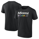 Miami Marlins City Pride T-Shirt - Black T-shirts