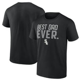 Chicago White Sox Best Dad Ever T-Shirt - Black T-shirts