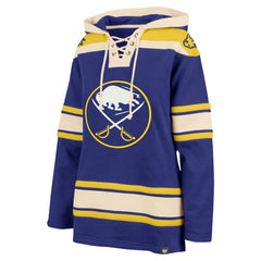 Buffalo Sabres '47 Women's Superior Lacer Pullover Hoodie - Royal | US 5351048