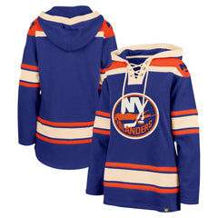 New York Islanders '47 Women's Superior Lacer Pullover Hoodie - Royal | US 5351058