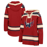 Washington Capitals '47 Women's Superior Lacer Pullover Hoodie - Red | US 5351066