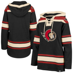 Ottawa Senators '47 Women's Superior Lacer Pullover Hoodie - Black | US 5351070