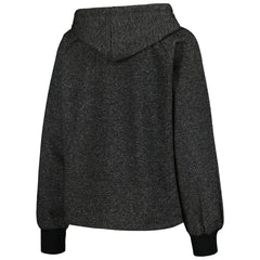 New York Mets DKNY Sport Women's Debbie Dolman Raglan Pullover Hoodie - Black Hoodies
