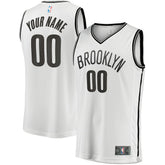 Brooklyn Nets Youth Fast Break Replica Custom Jersey Association Edition White - Fanatics