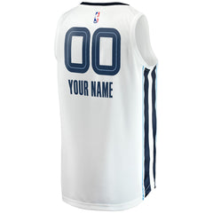Memphis Grizzlies Youth Fast Break Replica Custom Jersey Association Edition White - Fanatics