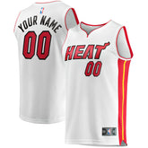Miami Heat Youth Fast Break Custom Replica Jersey White Association Edition - Fanatics outlet