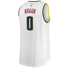 Christian Braun Denver Nuggets Fast Break Player Jersey Association Editi- White - Fanatics