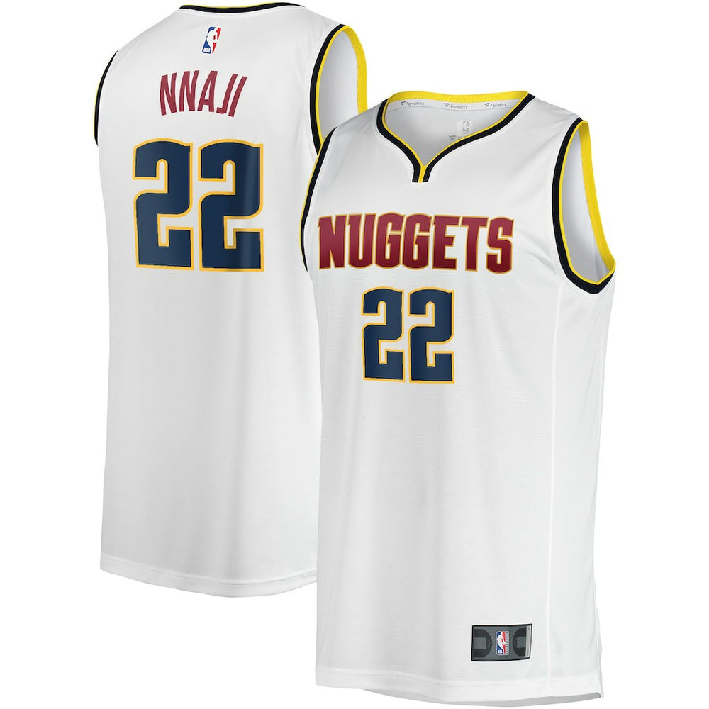 Zeke Nnaji Denver Nuggets Fast Break Player Jersey Association Editi- White - Fanatics