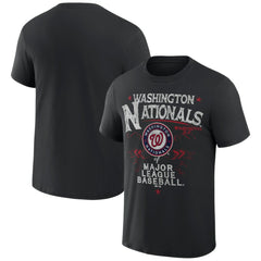 Washington Nationals Darius Rucker Collection by Fanatics Beach Splatter T-Shirt - Black T-shirts