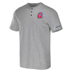 Atlanta Braves Darius Rucker Collection by Fanatics Henley T-Shirt - Heather Gray T-shirts
